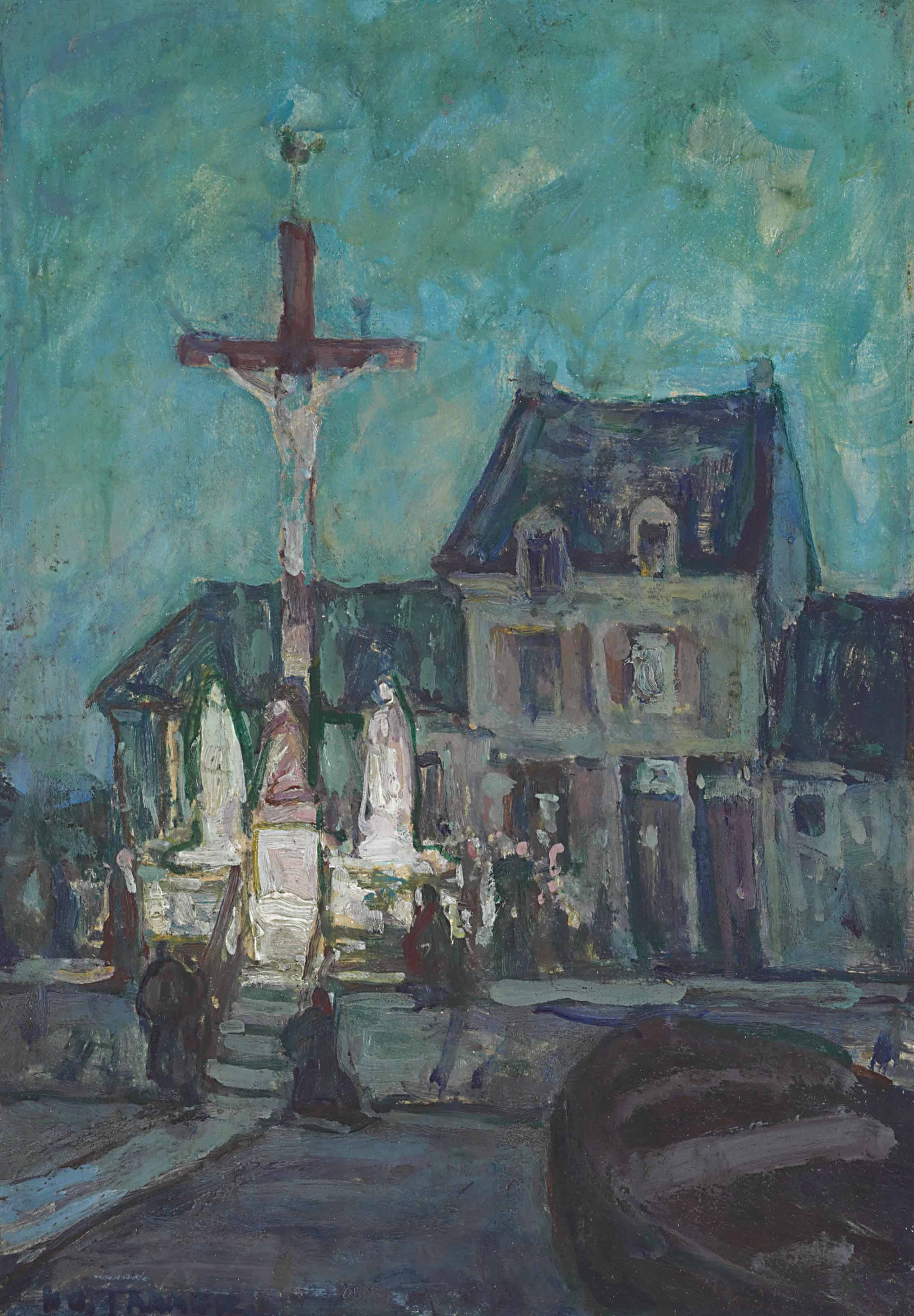 Fisherman’s Devotions, Étaples by Henry Ossawa Tanner