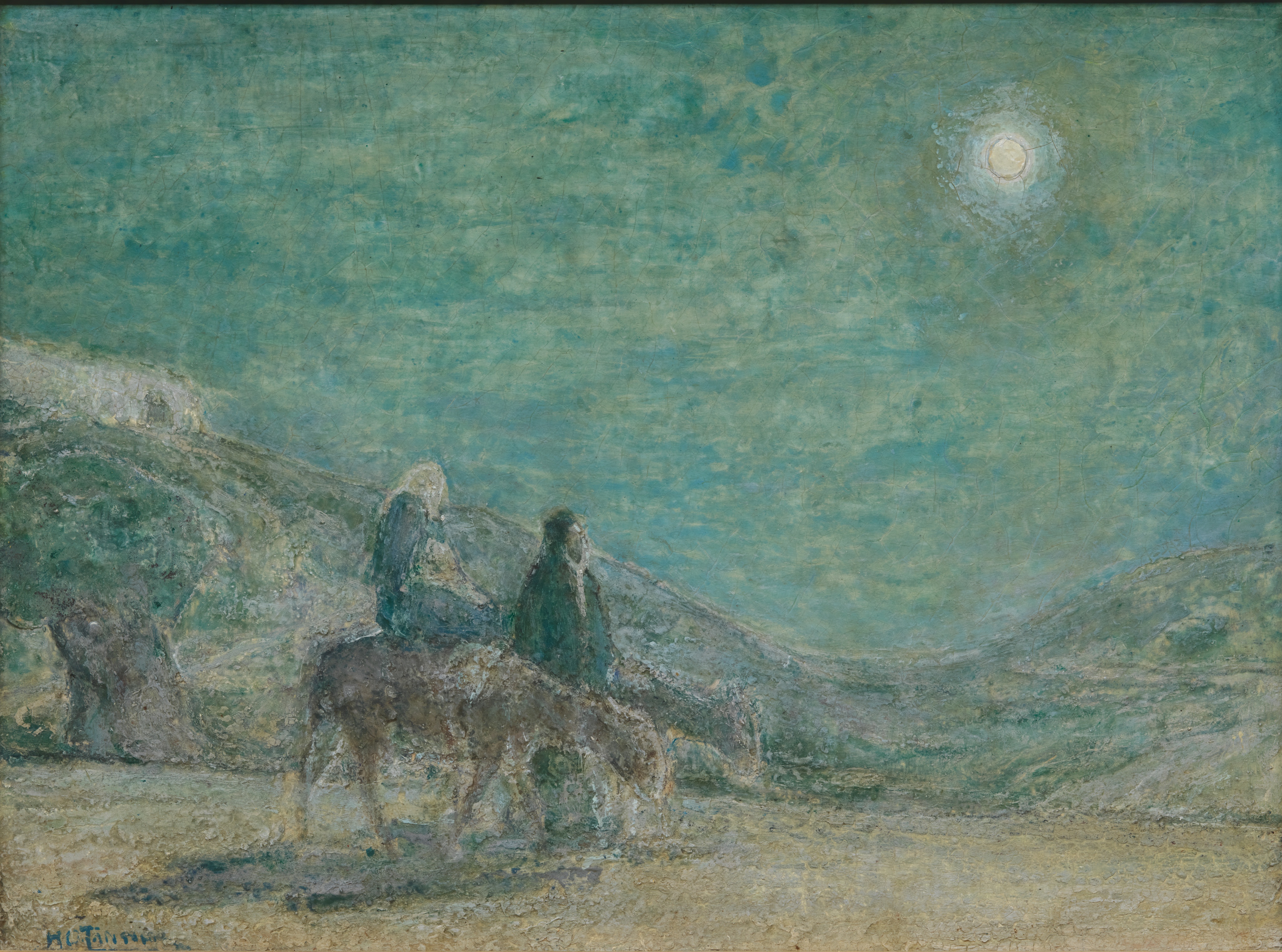 Flight into Egypt by Henry Ossawa Tanner