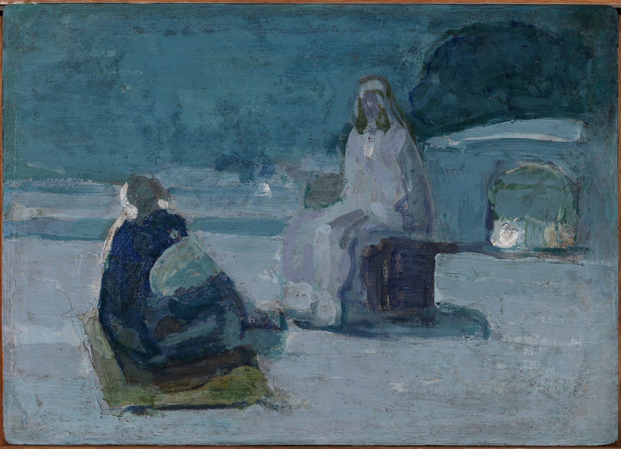 Study for Christ and Nicodemus on a Rooftop by Henry Ossawa Tanner
