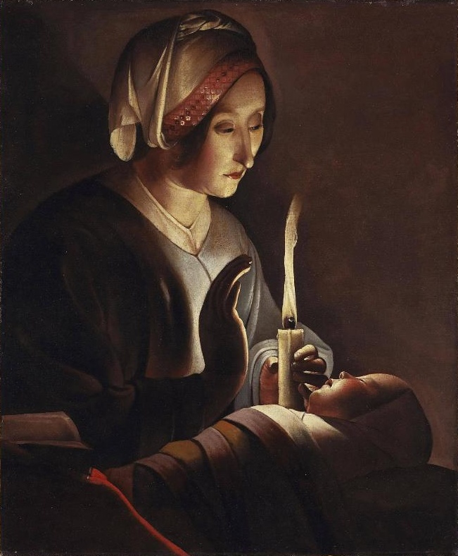 Saint Anne with the Infant Jesus by Georges de La Tour