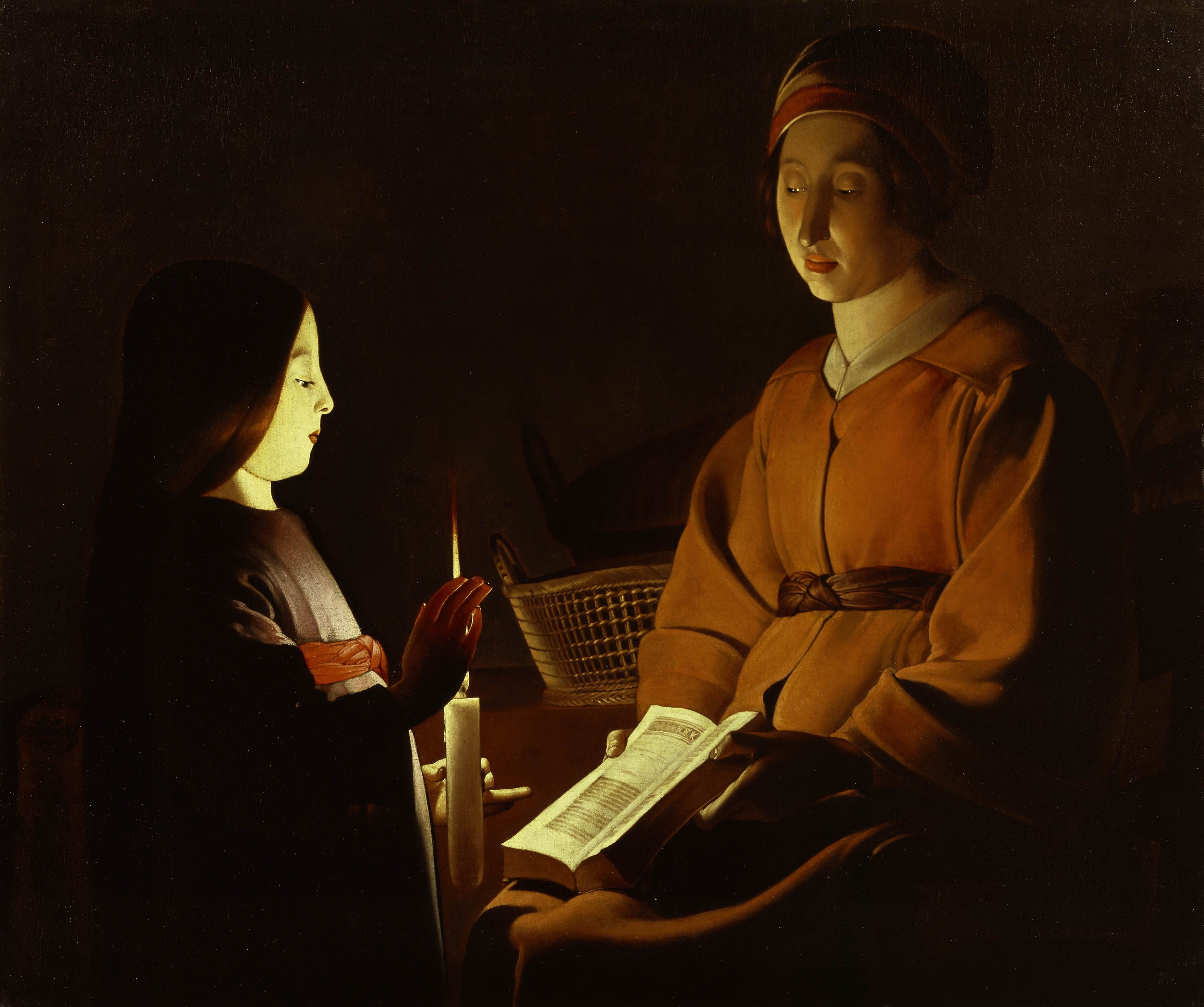 The Education of the Virgin, studio of Georges de La Tour