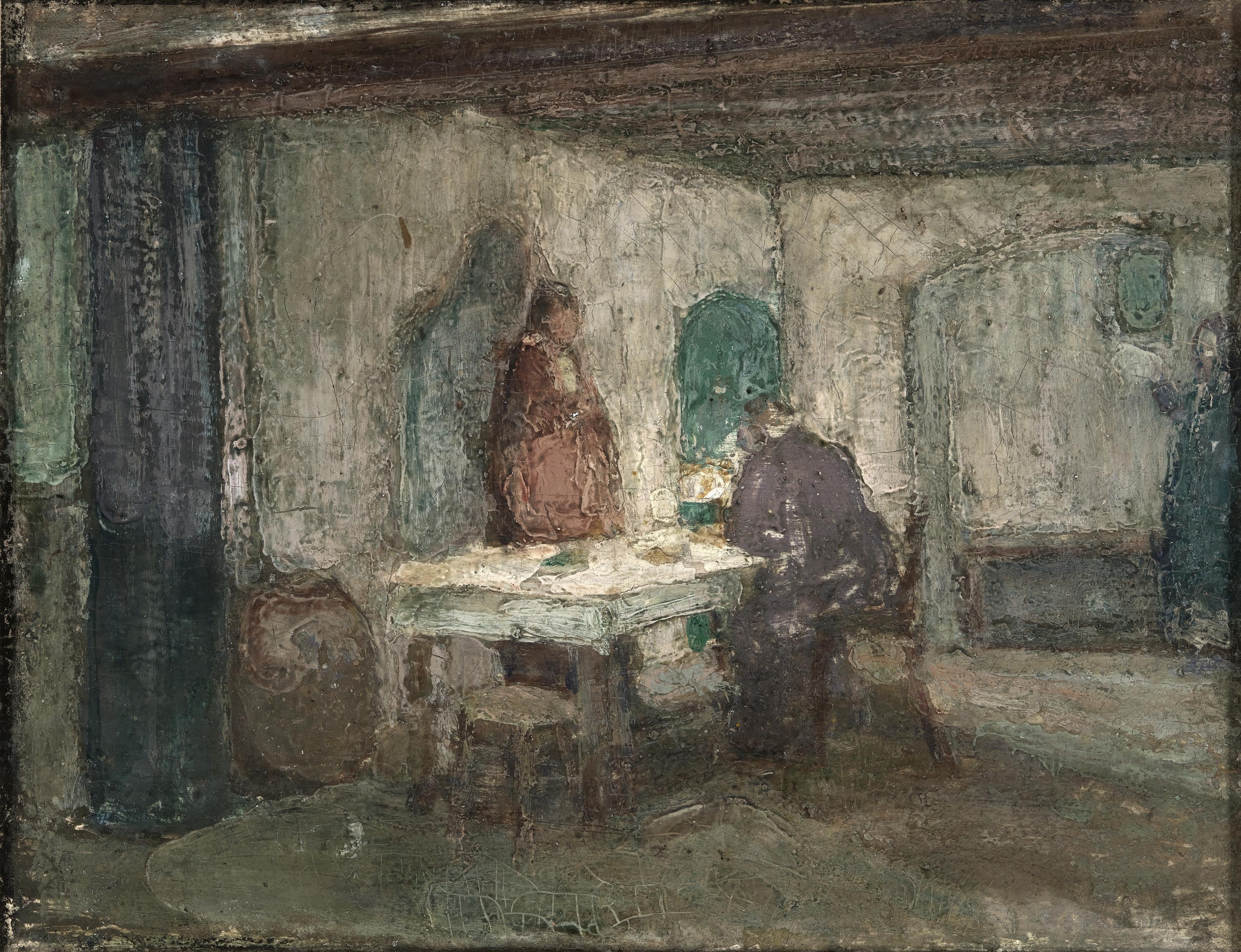 And He Disappeared out of Their Sight by Henry Ossawa Tanner