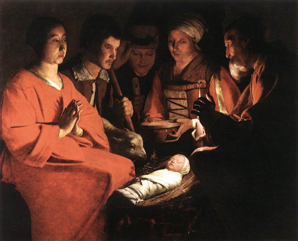 The Adoration of the Shepherds by Georges de La Tour