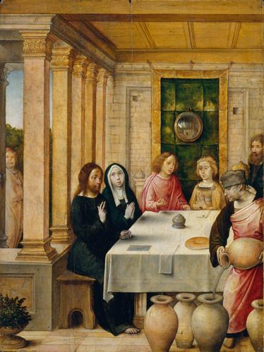 The Marriage Feast at Cana by Juan de Flandes, c. 1497