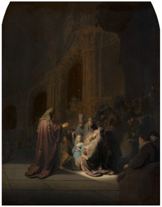 Simeon’s Song of Praise by Rembrandt, 1631
