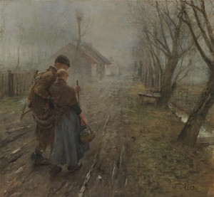 The Journey to Bethlehem by Fritz von Uhde, 1890