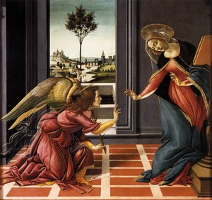 Cestello Annunciation by Sandro Botticelli, 1489–1490