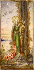Saint Cecilia by Gustave Moreau, c. 1890–95