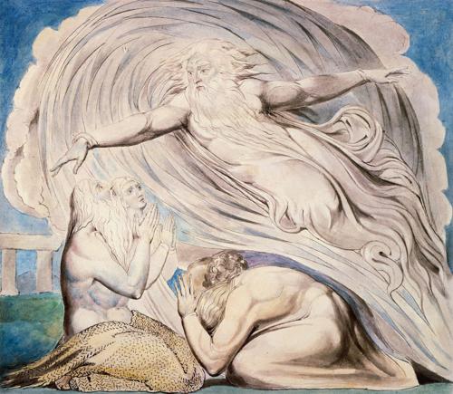 The Lord Answering Job out of the Whirlwind by William Blake, c. 1805–1810