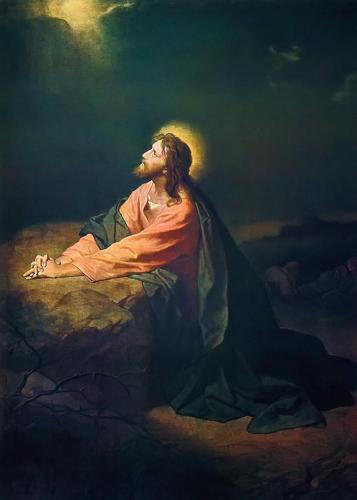 Watch and Pray by Heinrich Hofmann, 1890