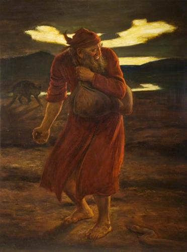 The Enemy Sowing Tares by John Everett Millais, 1865