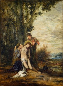 The Martyred Saint Sebastian by Gustave Moreau, 1869