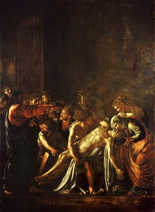 The Raising of Lazarus by Caravaggio, 1609