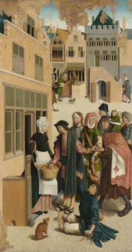 The Seven Works of Mercy: Feeding the Hungry by Master of Alkmaar, 1504