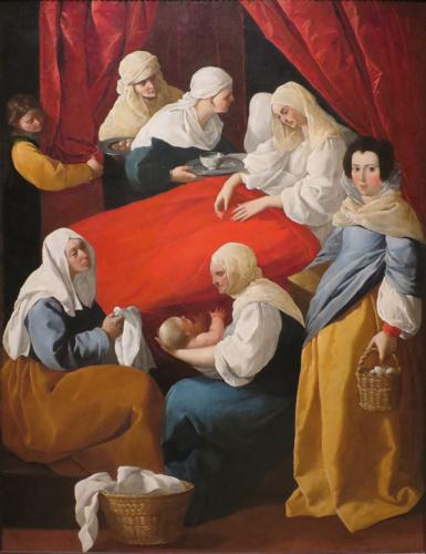The Birth of the Virgin by Francisco de Zurbarán