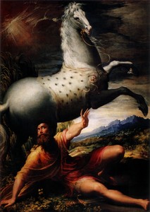 The Conversion of Saint Paul by Parmigianino, c. 1527–1528