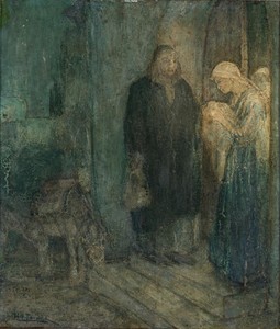 Departure into Egypt (At the Inn) by Henry Ossawa Tanner, undated
