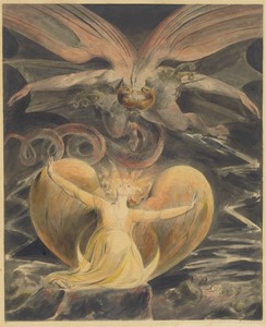 The Great Red Dragon and the Woman Clothed with the Sun by William Blake, c. 1805