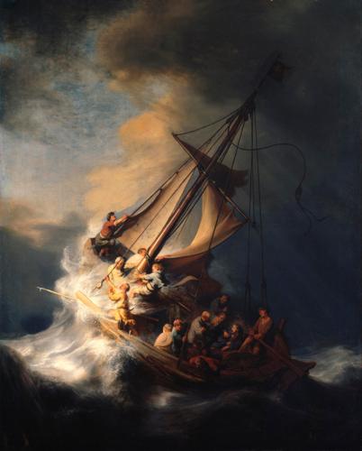 The Storm on the Sea of Galilee by Rembrandt, 1633