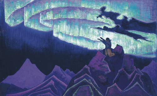 Moses the Prophet by Nicholas Roerich, 1926