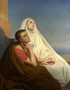 Saints Augustine and Monica by Ary Scheffer, 1854
