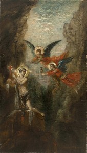 A Saint in the Desert by Gustave Moreau, c. 1879
