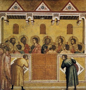Pentecost by Giotto and Workshop, probably about 1310–1318