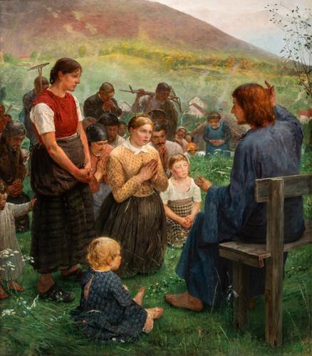 The Sermon on the Mount by Fritz von Uhde, 1887