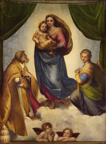 The Sistine Madonna by Raphael, c. 1513–1514
