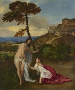 Noli me Tangere by Titian, about 1514
