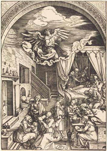 The Birth of the Virgin by Albrecht Dürer