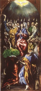 Pentecost by El Greco, c. 1600