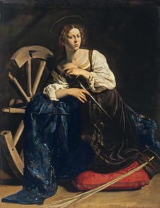 Saint Catherine of Alexandria by Caravaggio, ca. 1598–99