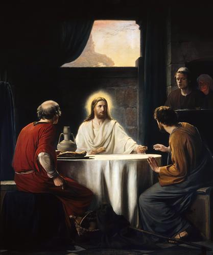 Supper at Emmaus by Carl Bloch, 1878