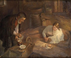 The Holy Night by Fritz von Uhde, undated