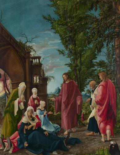Christ Taking Leave of His Mother by Albrecht Altdorfer, about 1515–1520