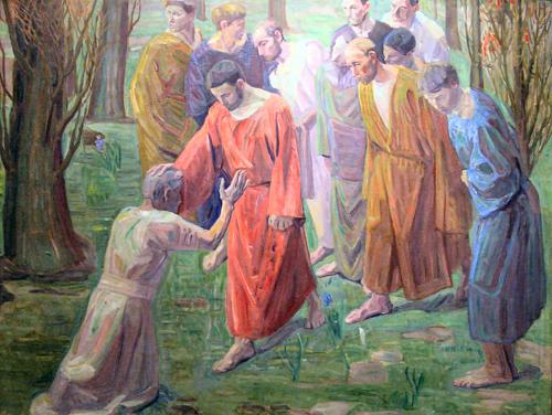 Healing of a Leper by Niels Larsen Stevns, 1913