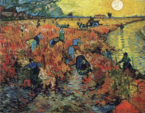 The Red Vineyard by Vincent van Gogh, 1888