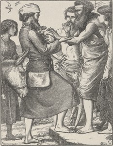 The Pearl of Great Price by John Everett Millais, 1863 design; 1864 print