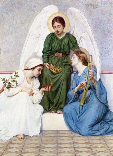 Faith, Hope and Love by Mary Lizzie Macomber, 1894