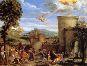 The Stoning of Saint Stephen by Annibale Carracci, with workshop participation, 1600–1605