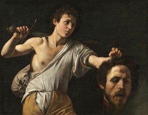 David with the Head of Goliath by Caravaggio, c. 1600/01