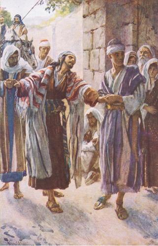 Paul Led into Damascus by Harold Copping, c. 1920s
