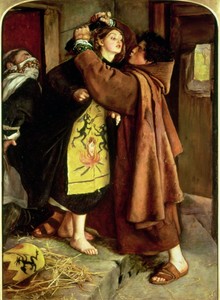 The Escape of a Heretic, 1559 by John Everett Millais, 1857