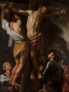 The Crucifixion of Saint Andrew by Caravaggio, 1606–7