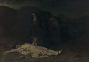 Saint Stephen as a Martyr by Constantin Meunier, 1866