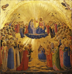 The Coronation of the Virgin by Fra Angelico, about 1432