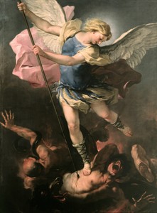St. Michael by Luca Giordano, c. 1663