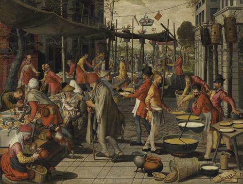 The Parable of the Royal Wedding by Pieter Aertsen, 1570s