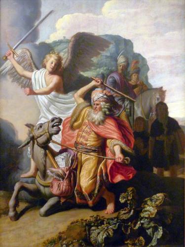 Balaam’s Ass by Rembrandt, 1626